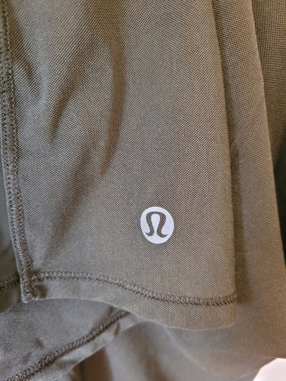 Lululemon Mesh Olive Green Racerback Tank Top - Picture 4 of 4
